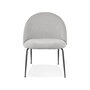 Voir la diapositive 2 : Paris Prix Fauteuil Design  Belinda  83cm Gris
