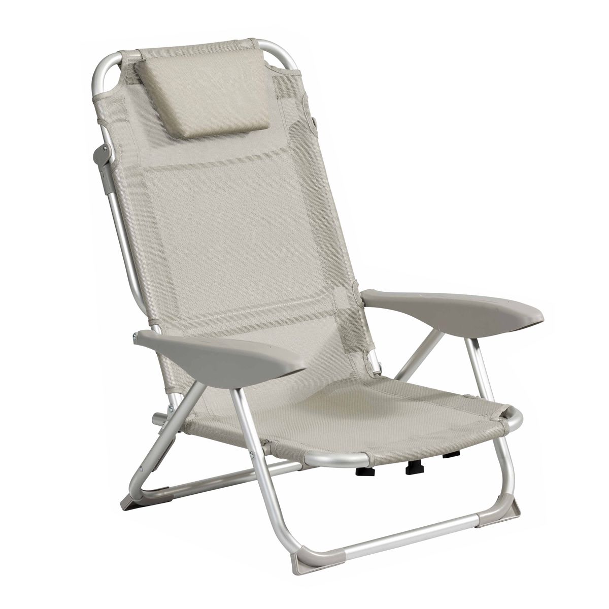 Clic Clac des Plages Fauteuil relax aluminium 4 positions gris CLIC CLAC