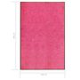 Voir la diapositive 6 : VIDAXL Paillasson lavable Rose 120x180 cm