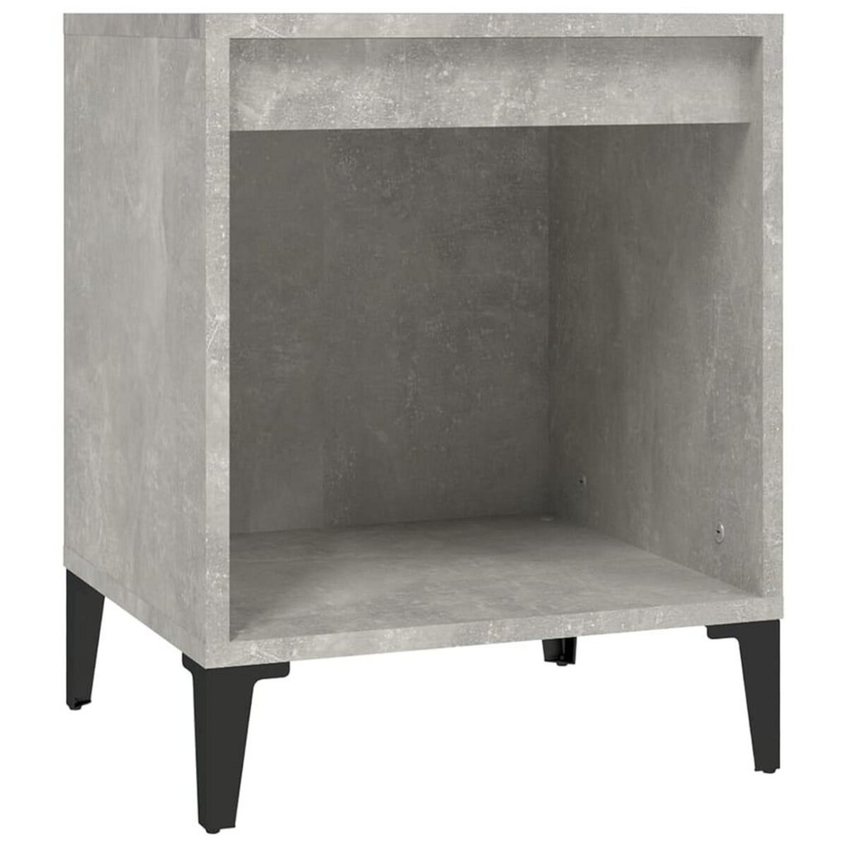 VIDAXL Table de chevet Gris beton 40x35x50 cm