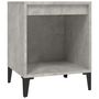 Voir la diapositive 2 : VIDAXL Table de chevet Gris beton 40x35x50 cm