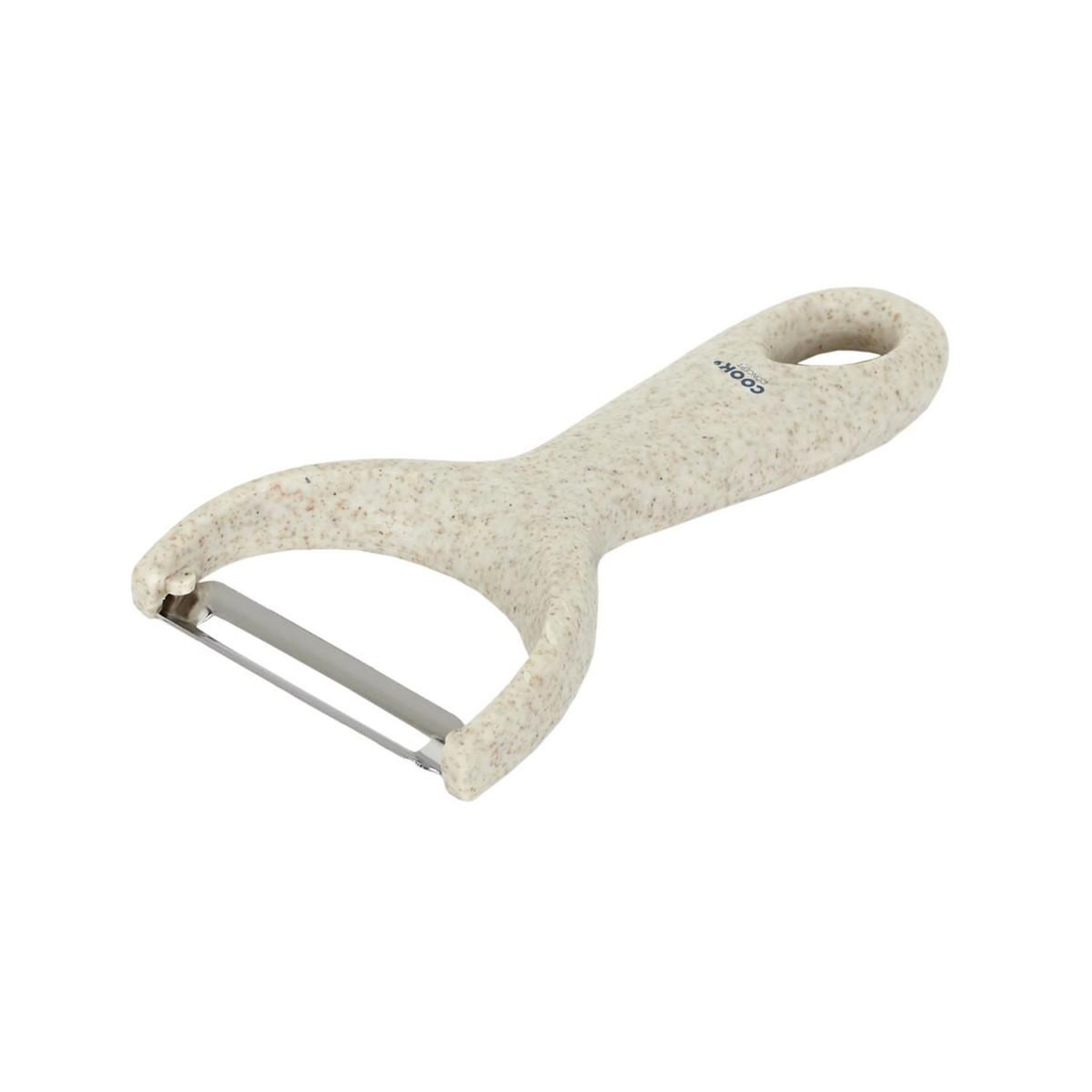 Voir la diapositive 2 : COOK CONCEPT Lot de 4 Couteaux & Éplucheur  Inox  31cm Beige