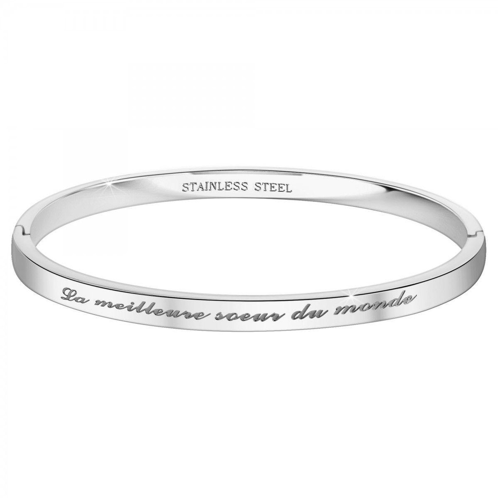 SC CRYSTAL La meilleure soeur du monde - Bracelet SC Crystal en Acier Rhodié argenté