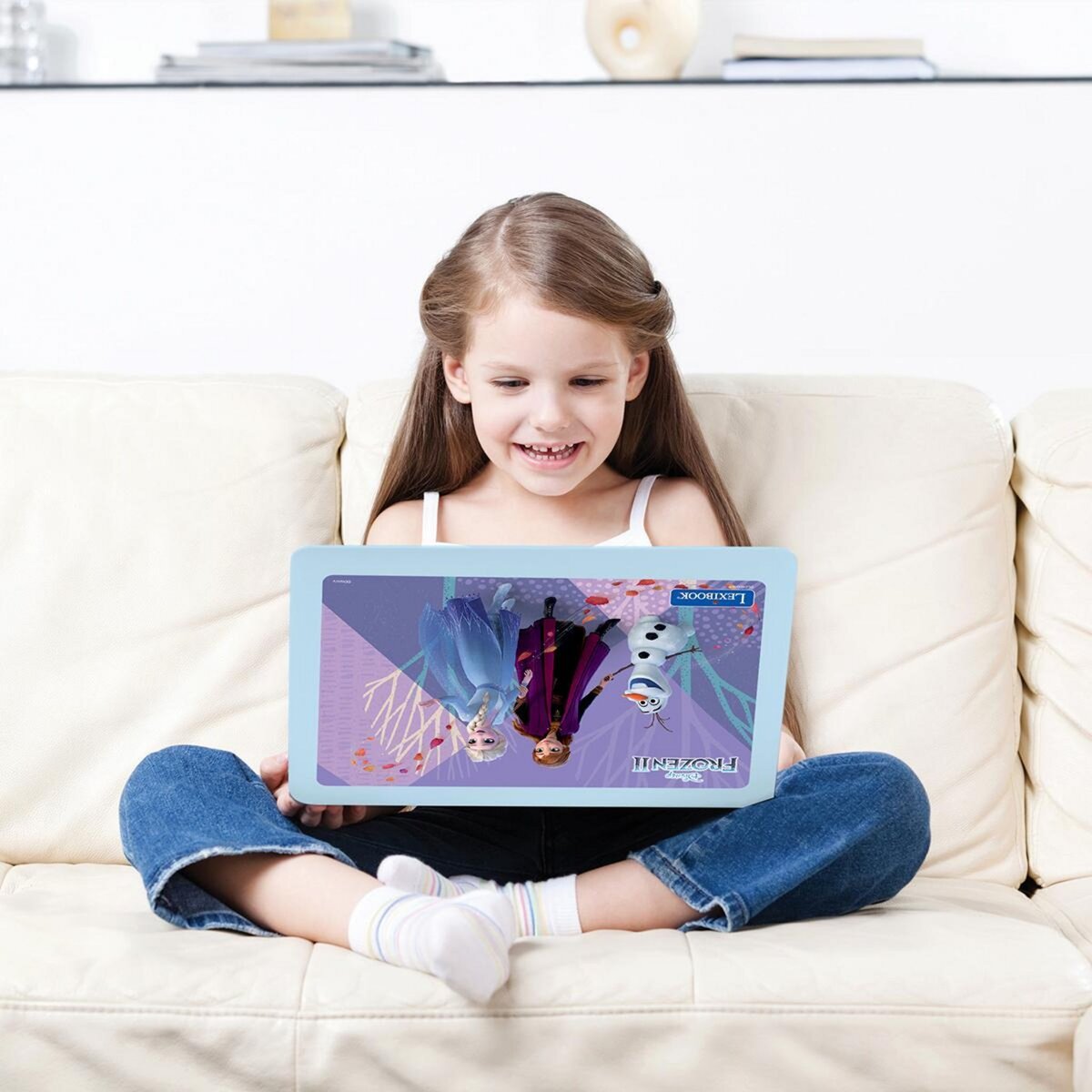 Lexibook Ordinateur éducatif couleur bilingue Reine des Neiges (FR/EN)