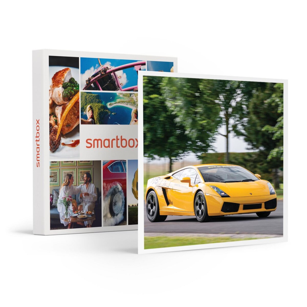 Smartbox Pilotage pour 1 enfant : 2 tours en Clio RS et 2 tours en Lamborghini Gallardo - Coffret Cadeau Sport & Aventure