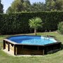 Voir la diapositive 3 : GRE Piscine bois Violette 2 Ø 5,00 x 1,27 m - Gré