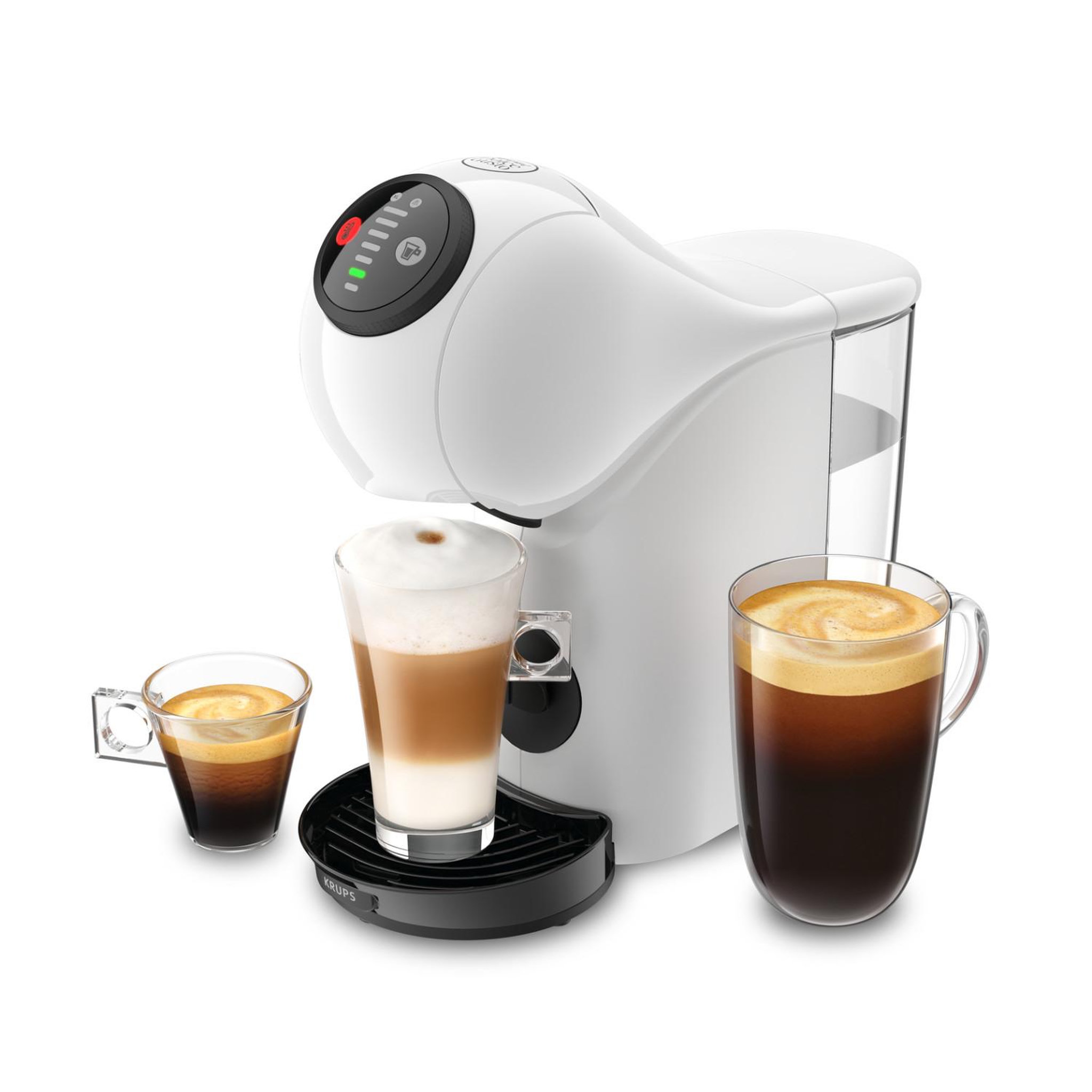 Voir la diapositive 3 : KRUPS Krups genio s kp2431 semi-automatique cafetière à dosette 0,8 l