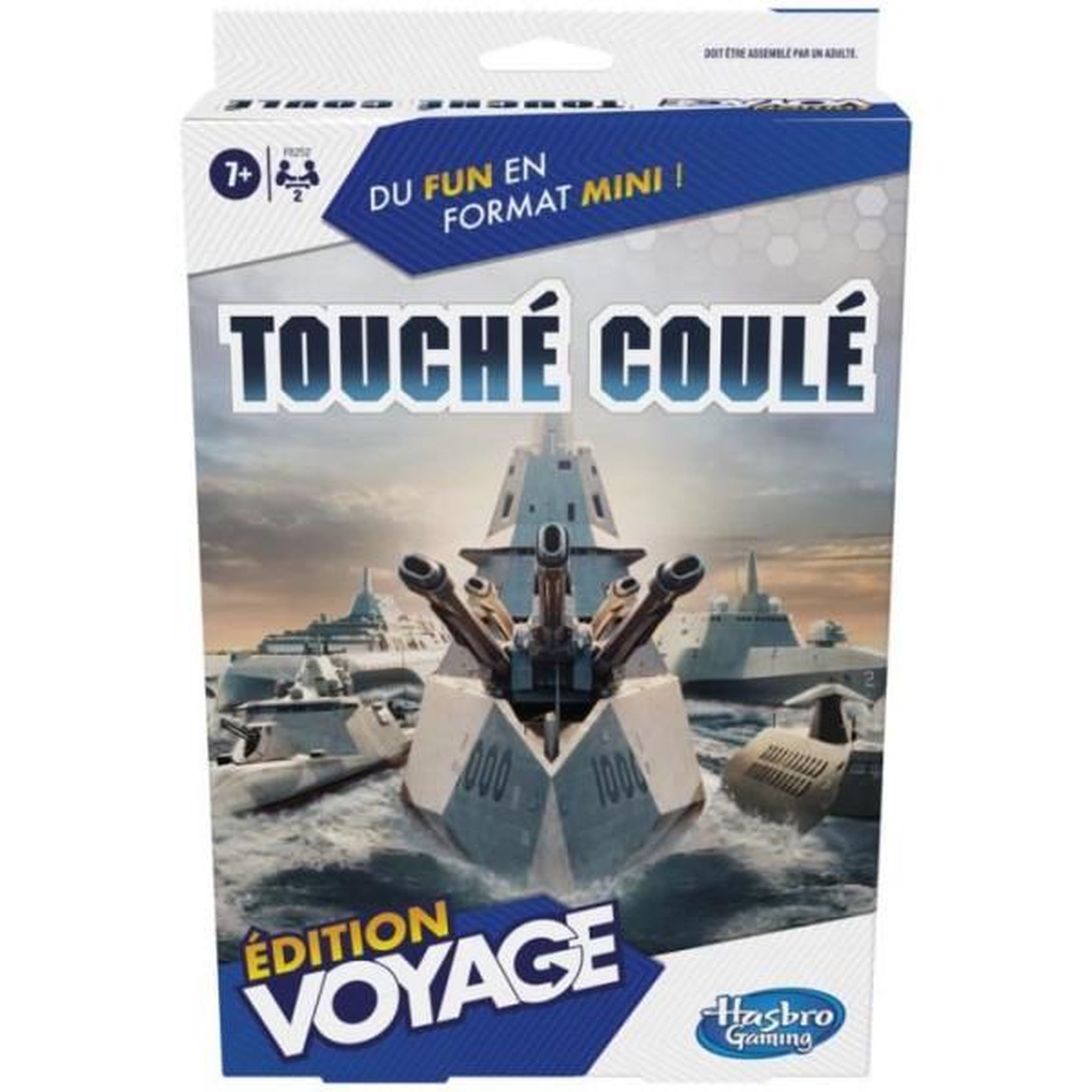 Voir la diapositive 3 : HASBRO Touché coulé Voyage, jeu de société de voyage pour 2 joueurs, jeu de voyage, jeu pour enfants, Des 7 ans, Hasbro Gaming