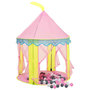 Voir la diapositive 2 : VIDAXL Tente de jeu pour enfants avec 250 balles Rose 100x100x127 cm