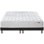 Voir la diapositive 1 : IDLITERIE Ensemble matelas à ressorts 5 zones ÉTOILE avec sommier - confort français
