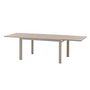 Voir la diapositive 4 : HESPERIDE Table de jardin extensible en aluminium effet bois 10 places EVASION