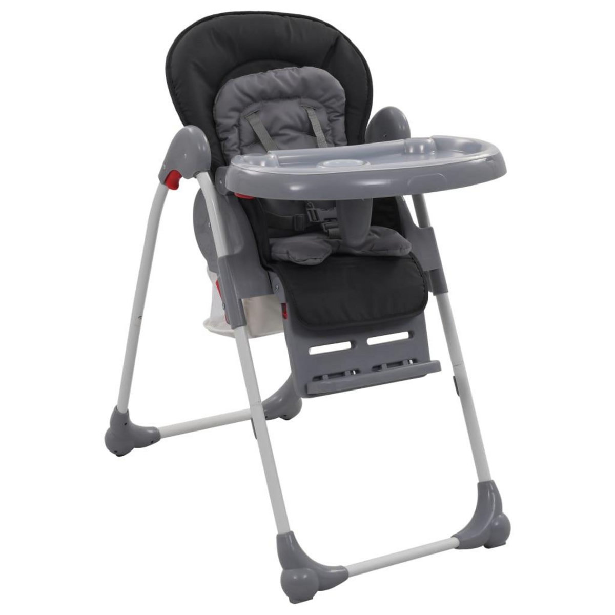 VIDAXL Chaise haute pour bebe Gris