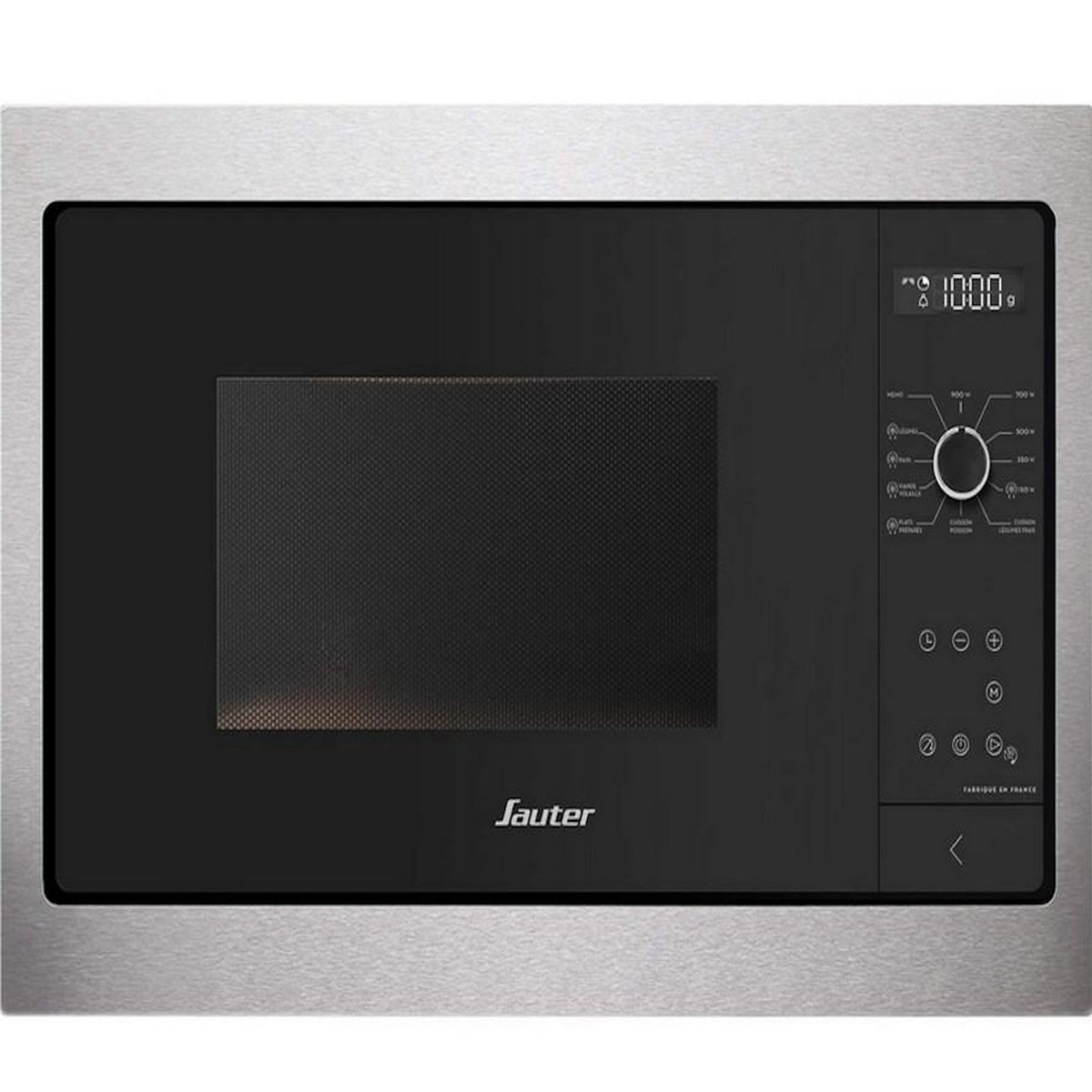 Sauter Micro-ondes encastrable 26l 900w noir - sms7121x