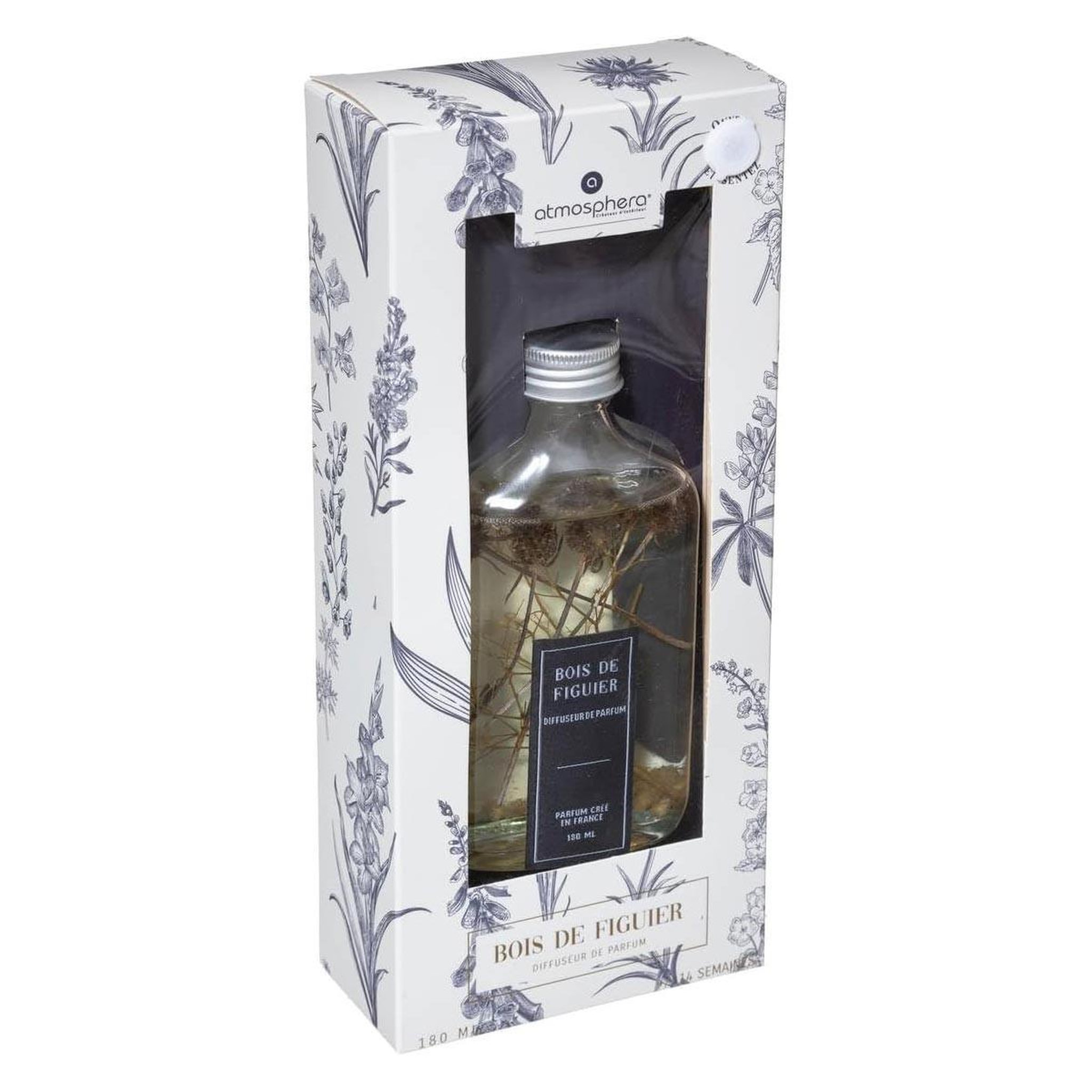 Voir la diapositive 2 : COMPTOIR DE LA BOUGIE Diffuseur de parfum  sili  180ml bois de figuier