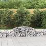 Voir la diapositive 1 : VIDAXL Paniers a gabions arques 10 pcs 300x50x40/60 cm fer galvanise
