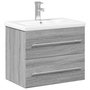 Voir la diapositive 2 : VIDAXL Armoire lavabo de salle de bain avec bassin integre sonoma gris