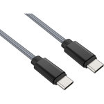 ADEQWAT Câble USB C vers USB-C 2M Gris