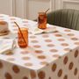 Voir la diapositive 1 : ATMOSPHERA Nappe en Coton  Solaris  150x250cm Ambre