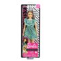 MATTEL Poupée Barbie Fashionistas - Robe verte pois noirs