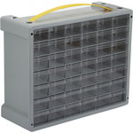CENTRALE BRICO Casier à vis plastique 42 tiroirs, H. 32.5 x l. 40.5 x P. 15 cm