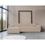 Voir la diapositive 4 : BEST MOBILIER Felix - canapé modulable d'angle gauche 4 places en tissu texturé
