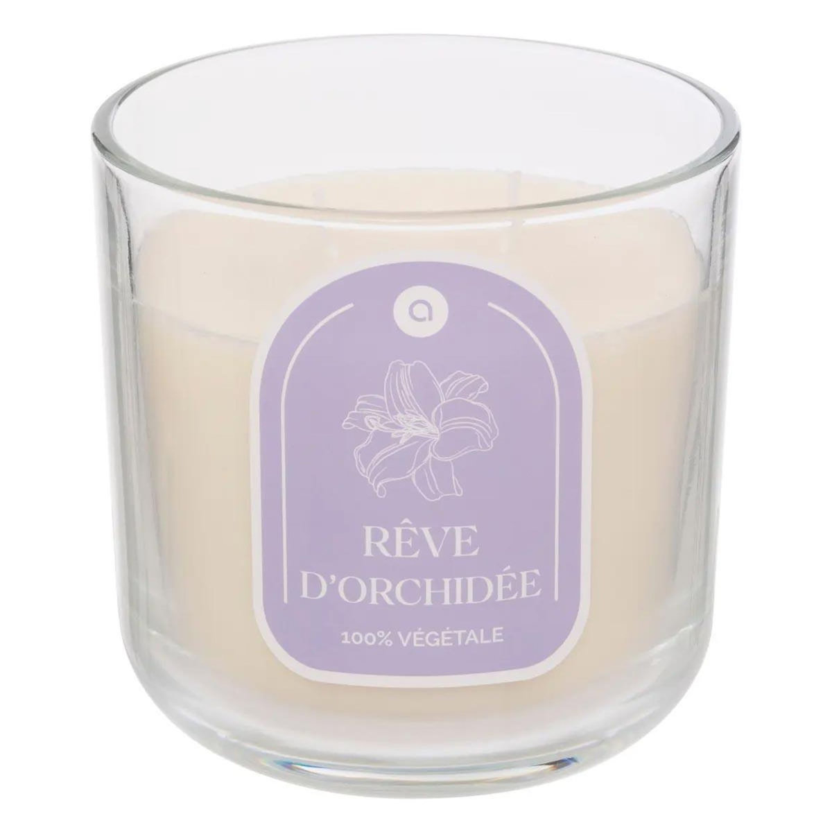 ATMOSPHERA Bougie Parfumée en Verre  Floa  350g Orchidée