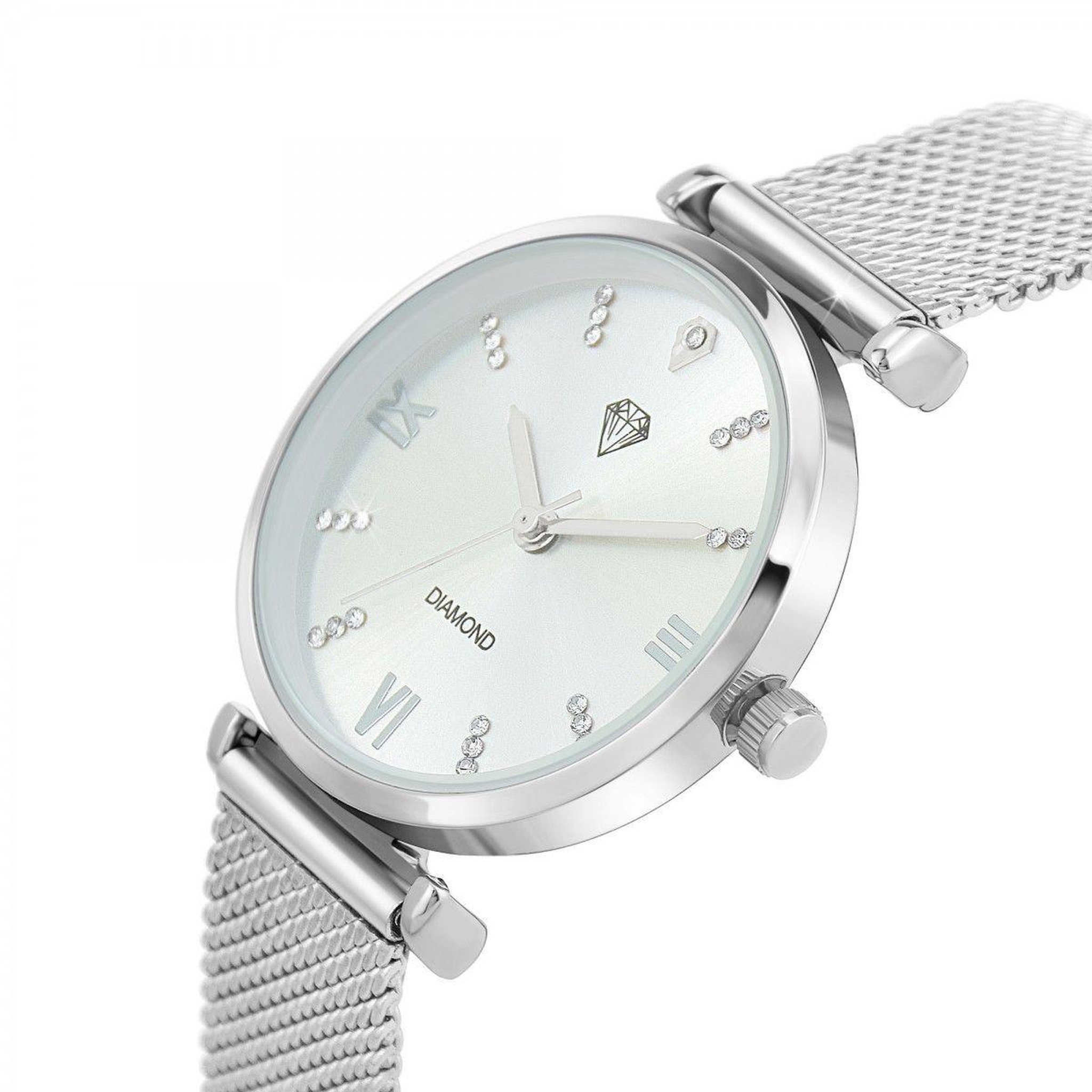 Voir la diapositive 3 : SC CRYSTAL Montre Cynthia élégante SC Crystal ornée de Cristaux scintillants