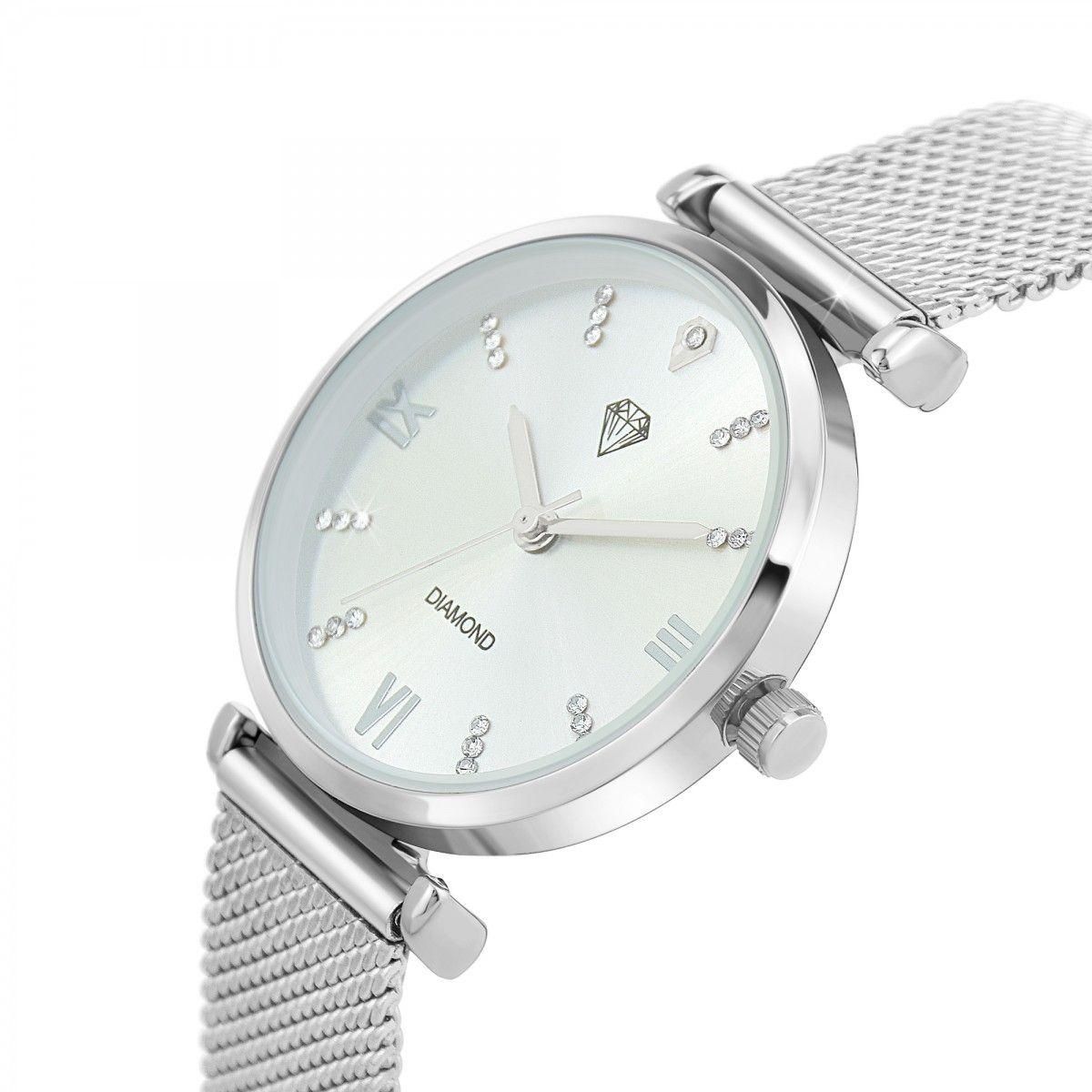 SC CRYSTAL Montre Cynthia élégante SC Crystal ornée de Cristaux scintillants