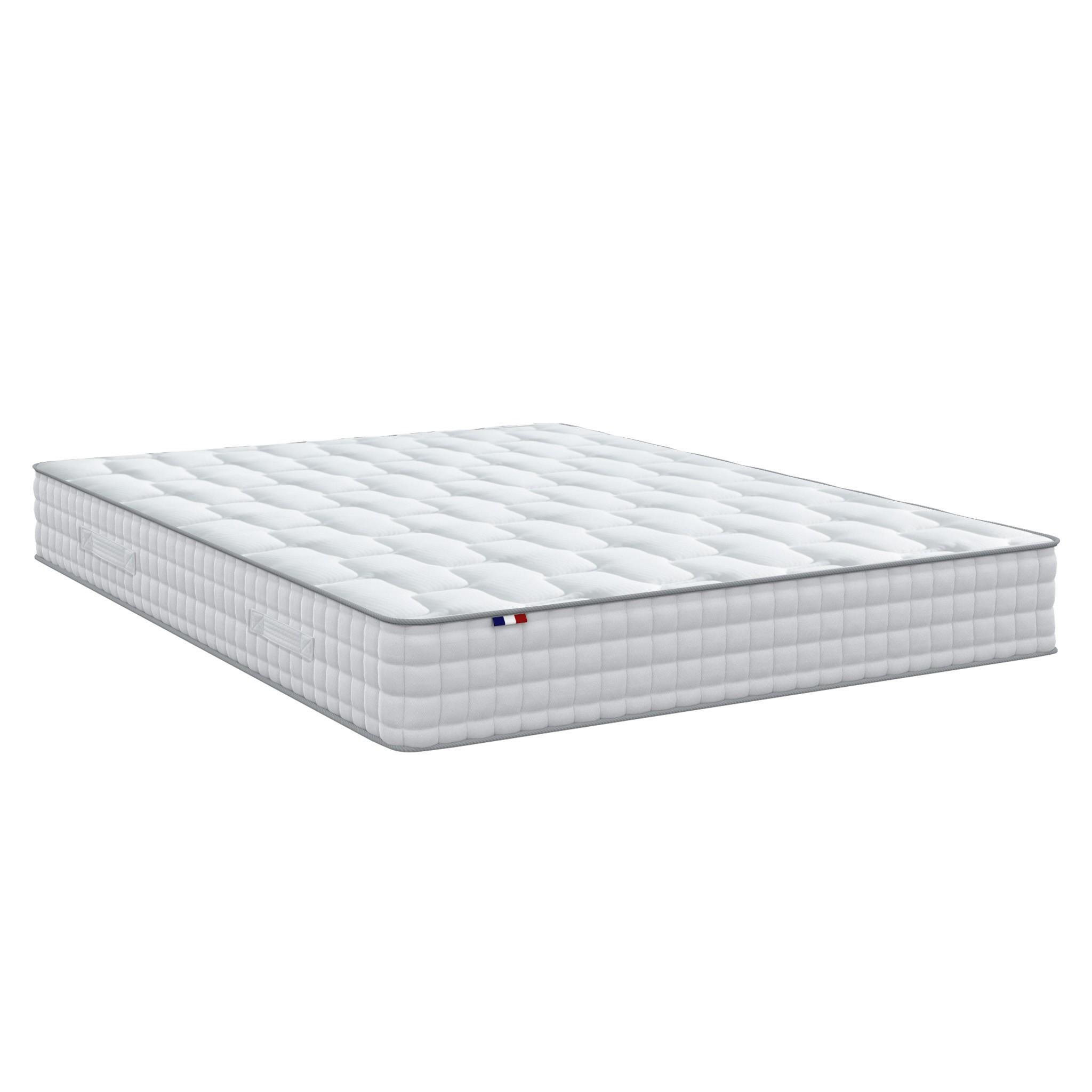 Voir la diapositive 5 : IDLITERIE Ensemble literie : matelas à ressorts COSMOS et sommier - qualité française