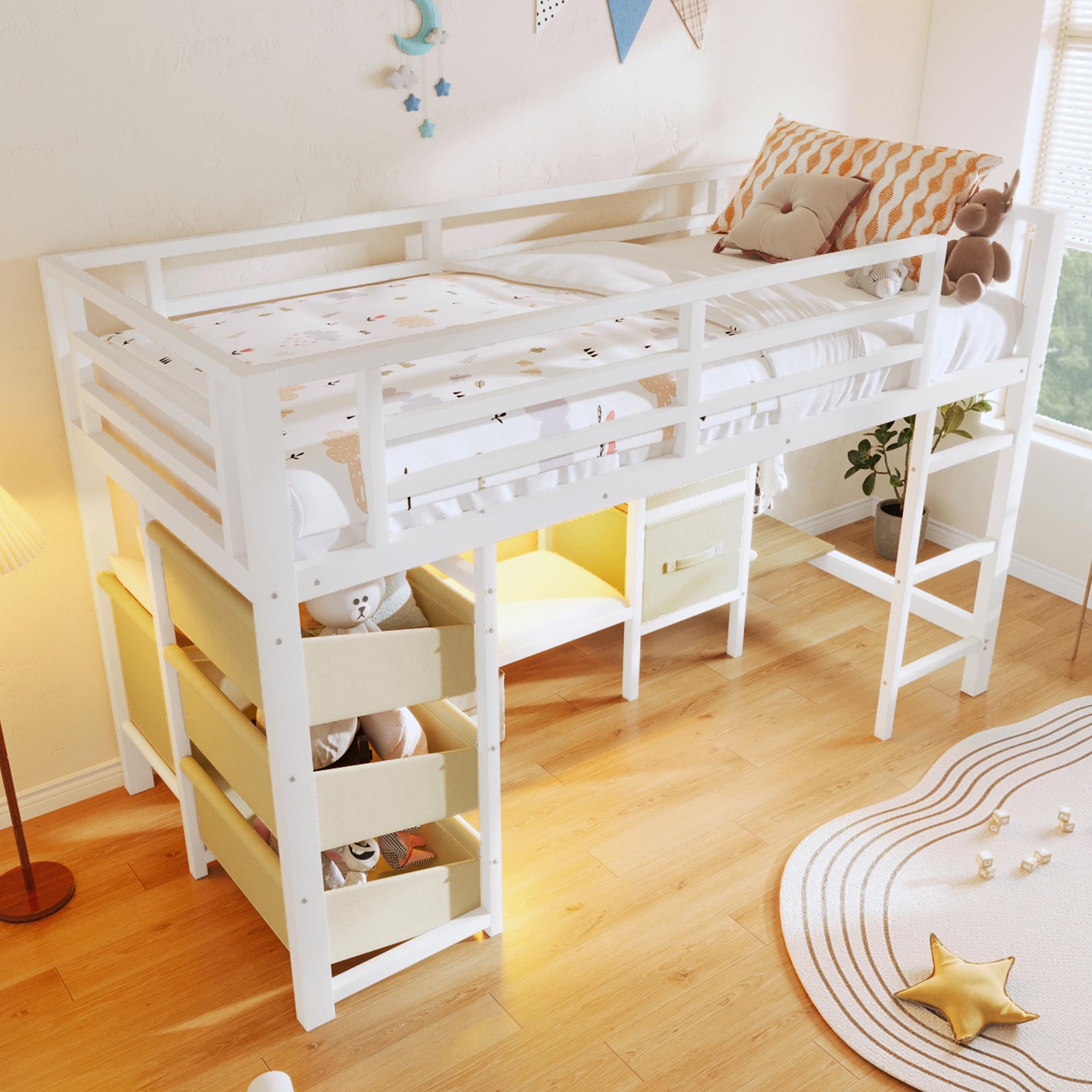 Voir la diapositive 5 : MERAX Lit mezzanine enfant