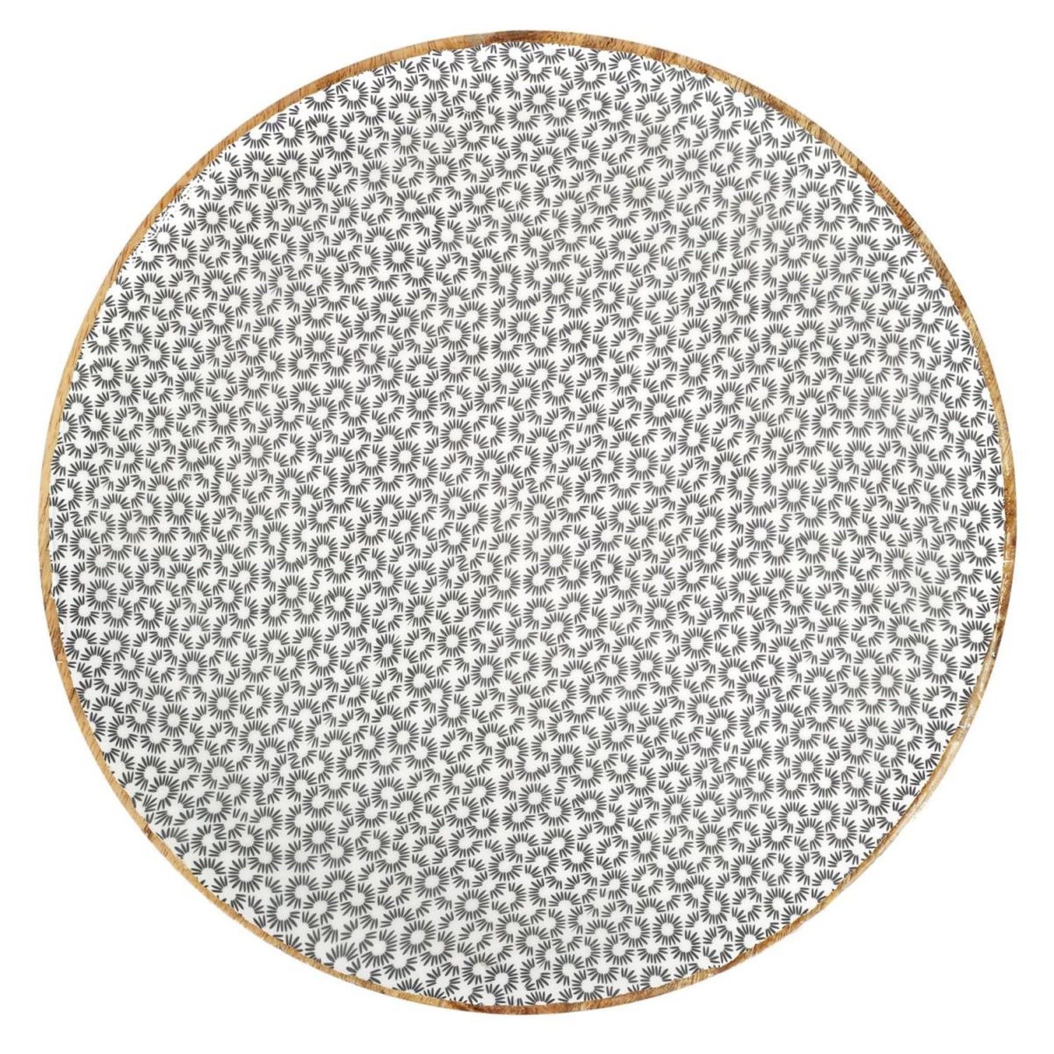 Voir la diapositive 1 : The Home Deco Factory Dessous d'Assiette  Géométrique  35cm Naturel