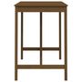 Voir la diapositive 4 : VIDAXL Table de bar Marron miel 140x80x110 cm Bois massif de pin