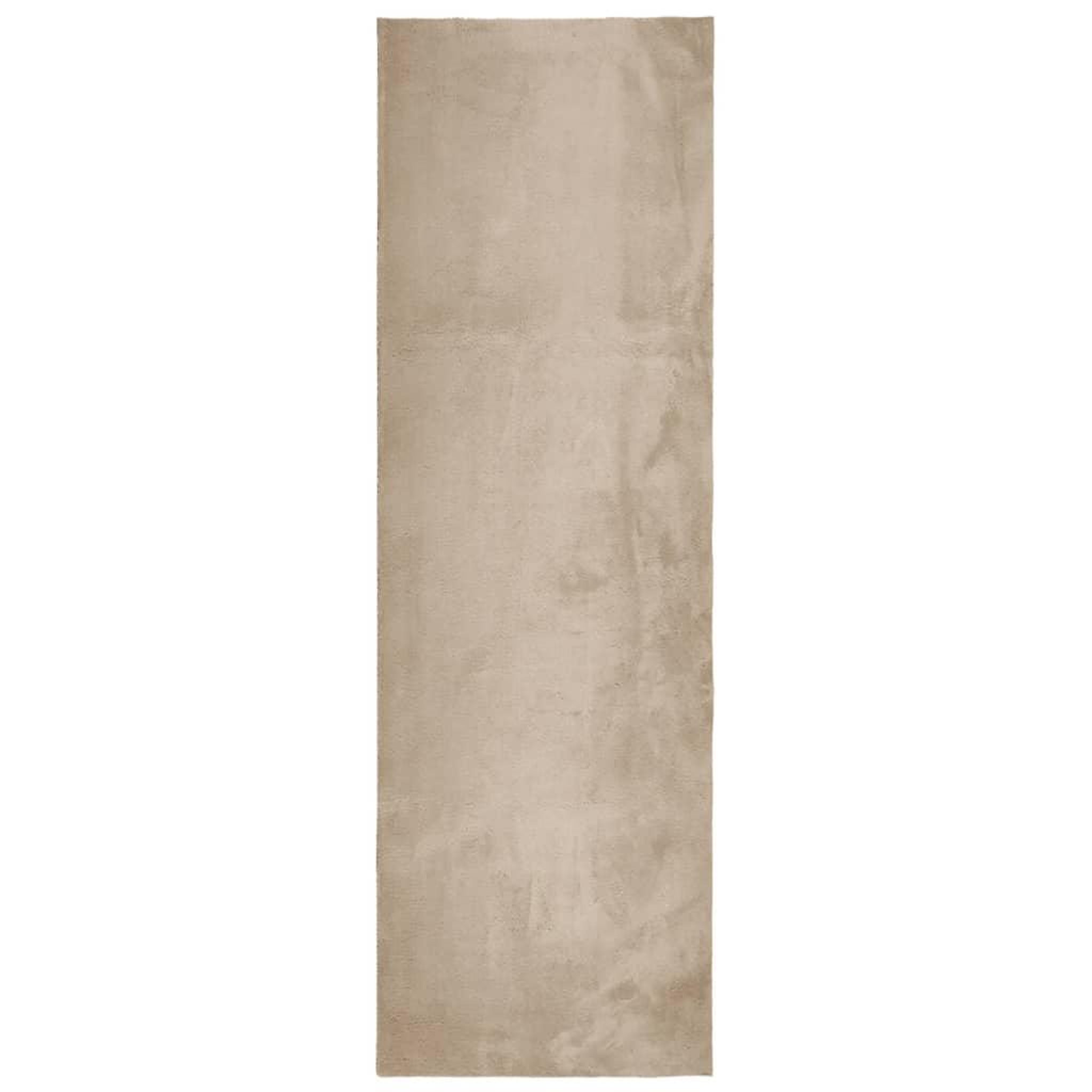 Voir la diapositive 2 : VIDAXL Tapis HUARTE a poils courts doux et lavable sable 80x250 cm