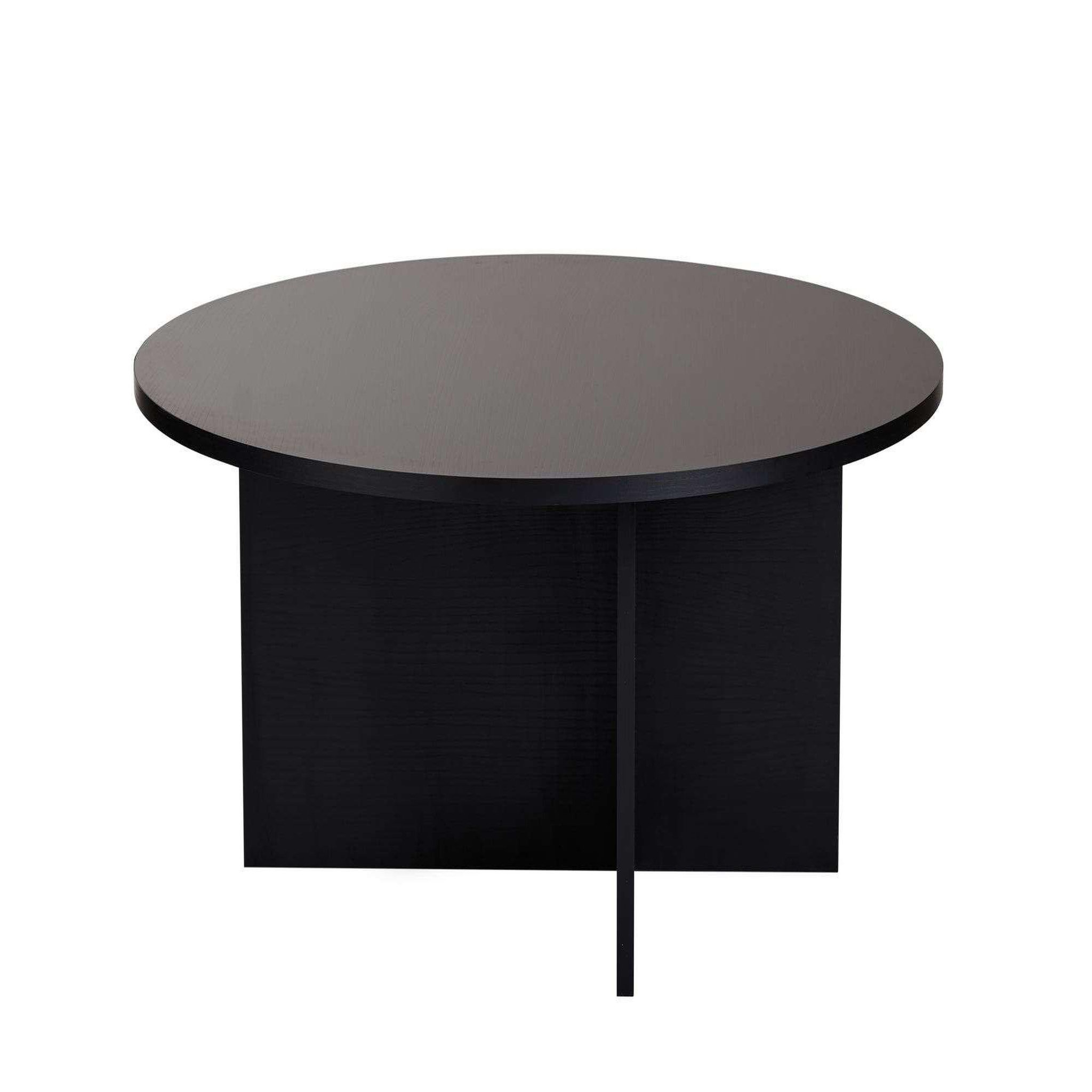 Habitat et Jardin Table basse en bois  soleil  - 90 x 90 x 40 cm - bois noir