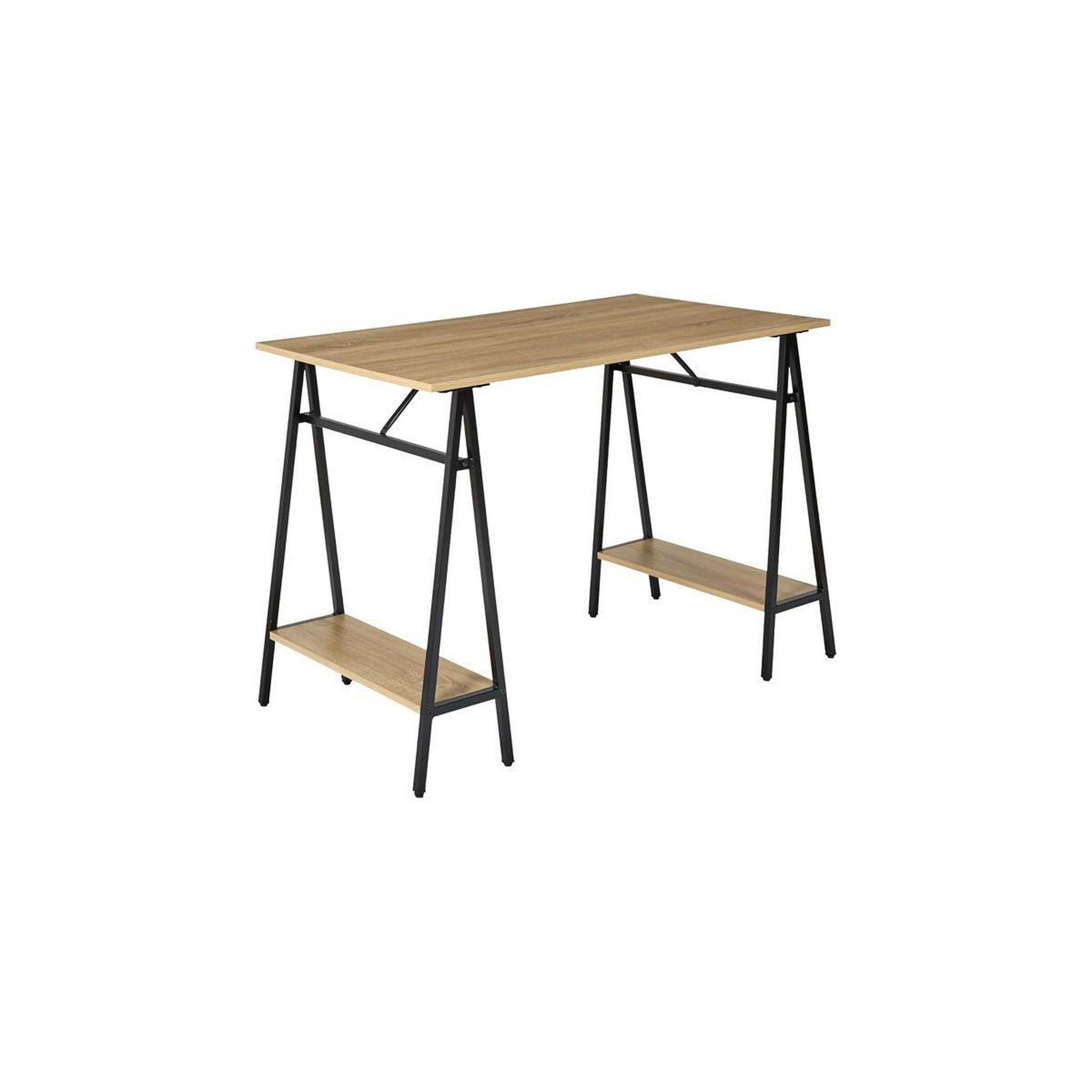 The Home Deco Factory Bureau architecte  loka  110cm marron