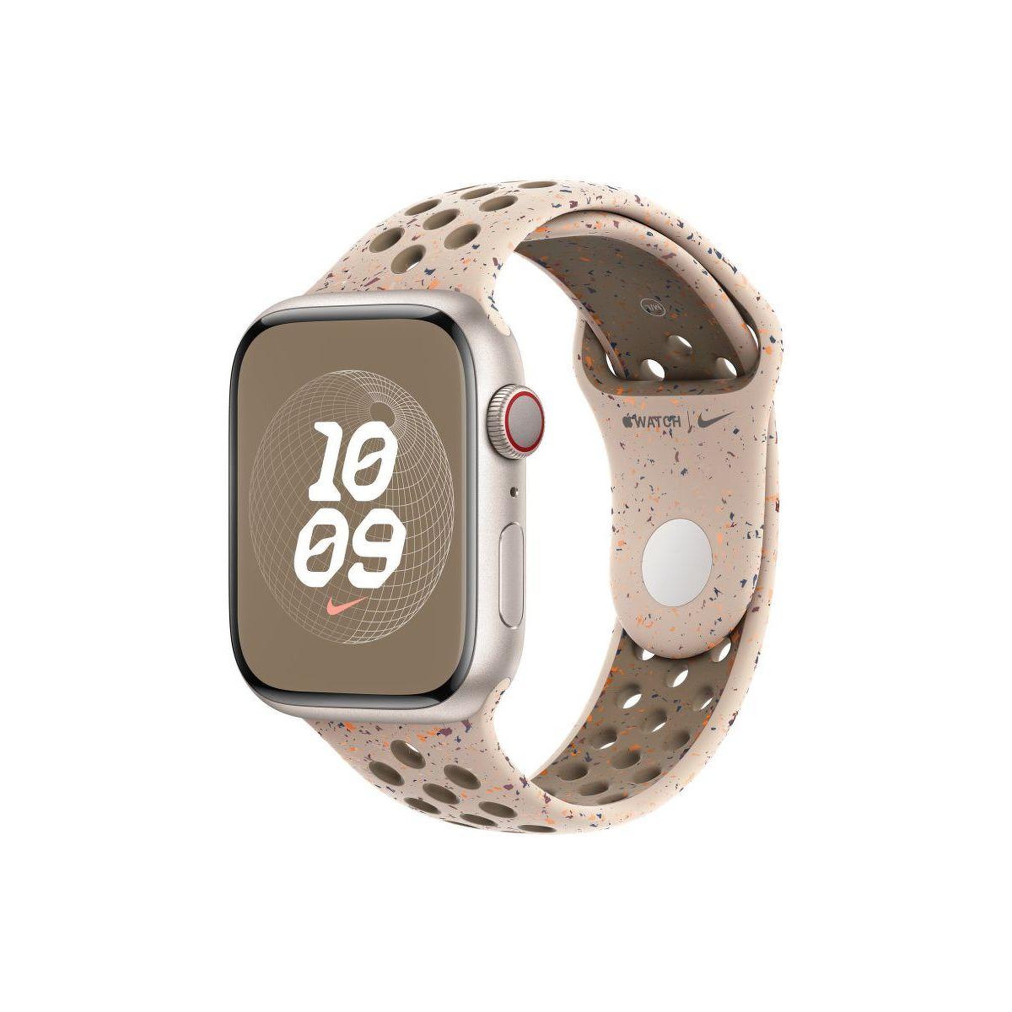 Voir la diapositive 2 : APPLE Bracelet Watch 45mm Sport Nike Pierre désert S/M