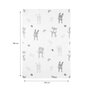 Voir la diapositive 4 : SWEEEK Tapis intérieur enfant blanc imprimé animaux thème automnal - Ravon
