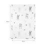 Voir la diapositive 4 : SWEEEK Tapis intérieur enfant blanc imprimé animaux thème automnal - Ravon