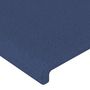 Voir la diapositive 5 : VIDAXL Tete de lit avec oreilles Bleu 83x23x78/88 cm Tissu
