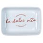 Paris Prix Plat à Four Rectangulaire  Dolce Vita  35cm Blanc