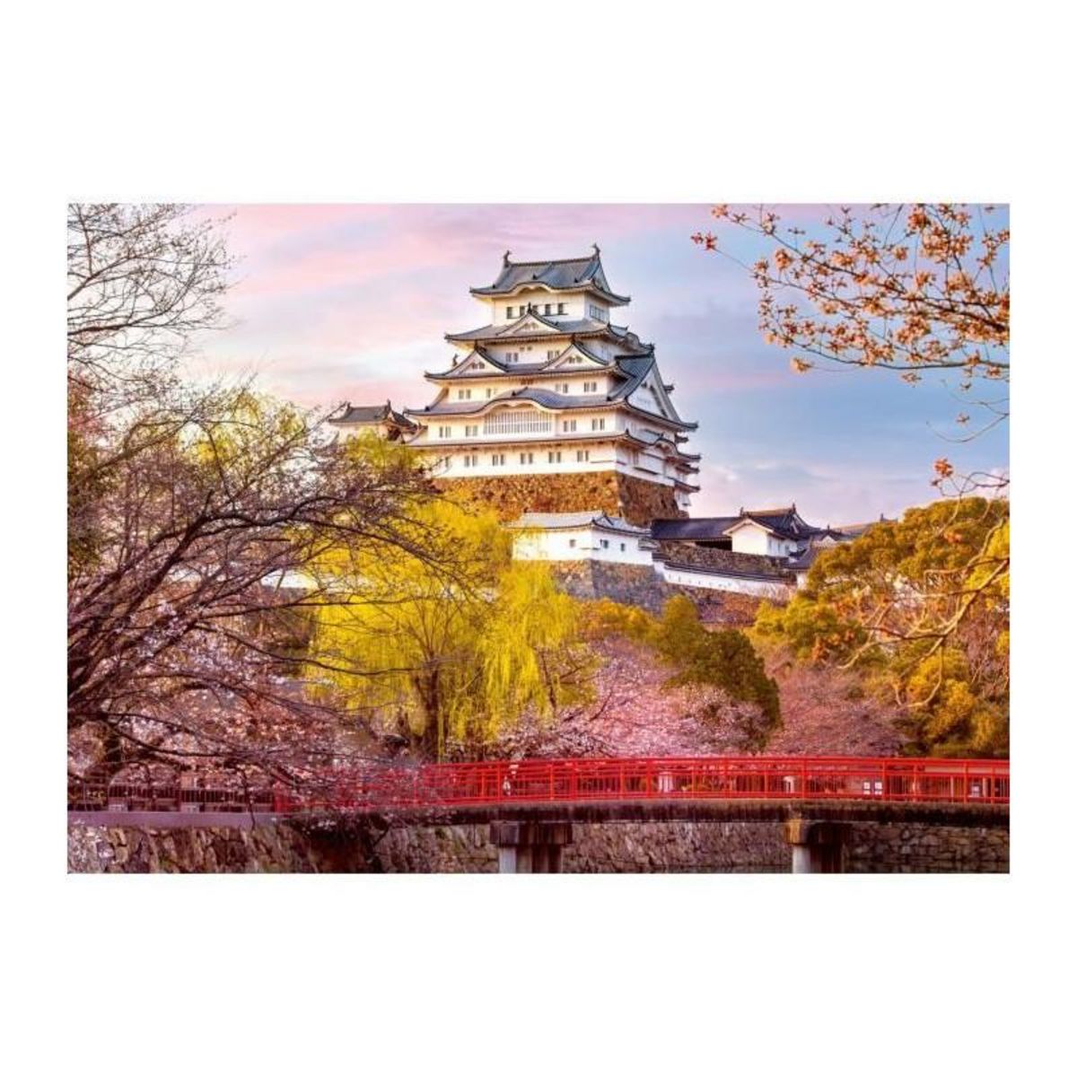 RAVENSBURGER Puzzle 1000 pieces Château de Himeji, Japon, Collection Highlight, des 14 ans, Château, 12001316, Ravensburger