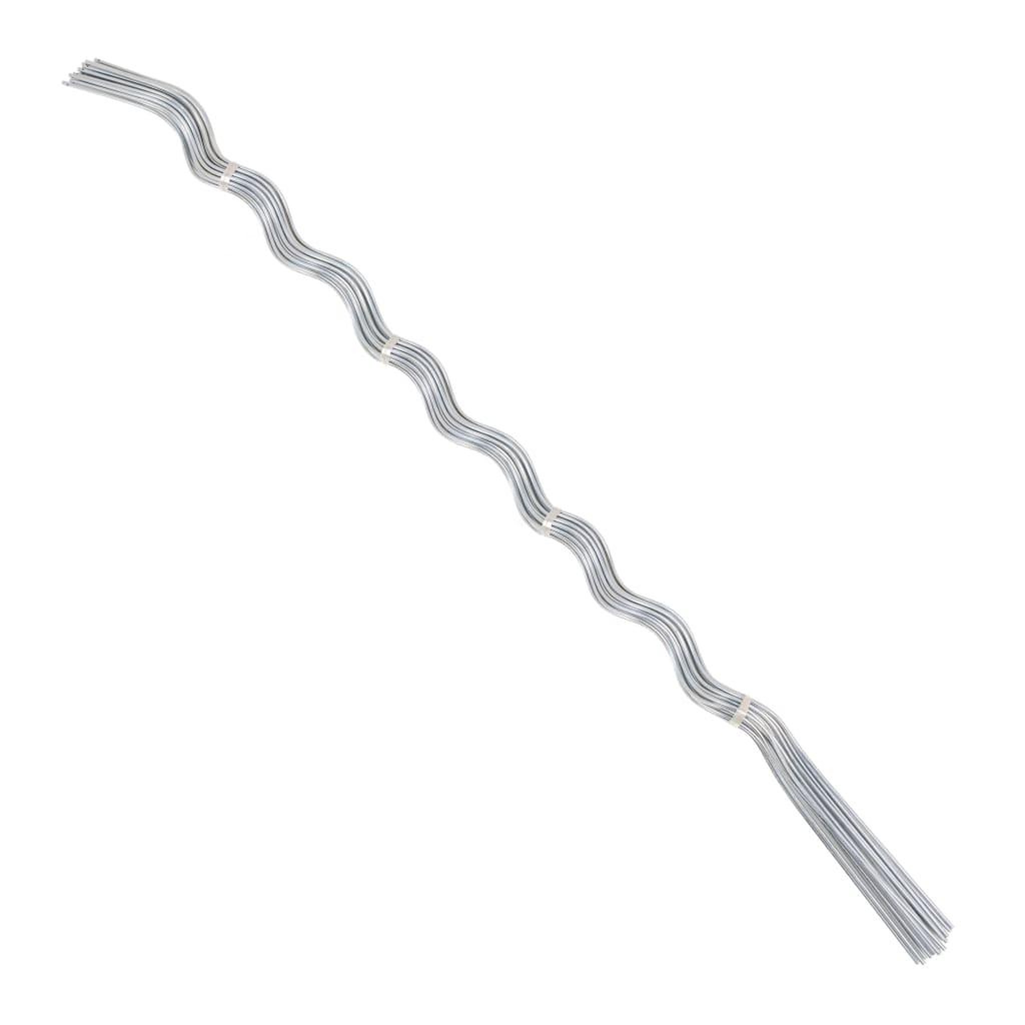 Voir la diapositive 1 : VIDAXL Supports de plantes en spirale 50 pcs Acier galvanise 170 cm