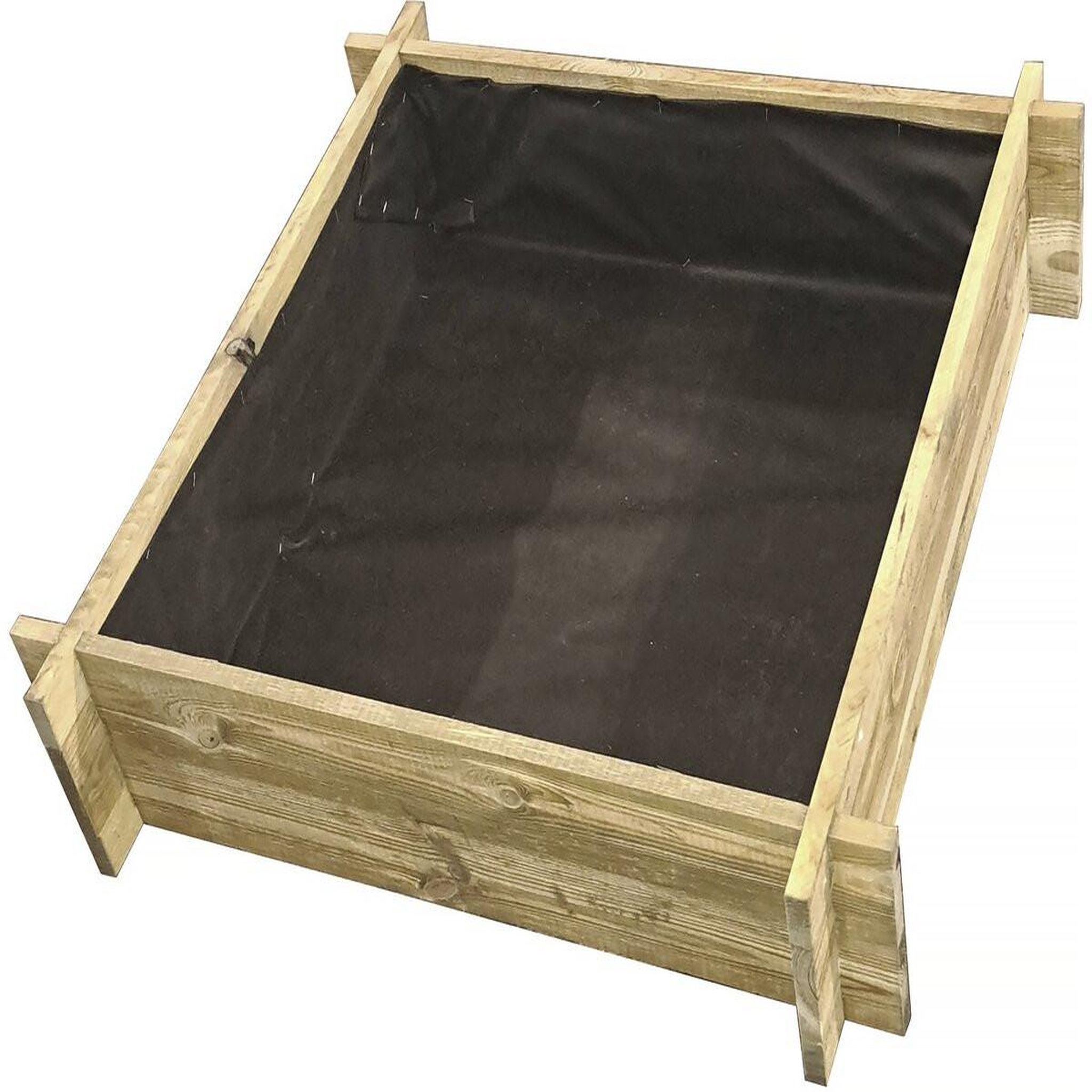 Habitat et Jardin Carré potager en bois  Aneth  - 80 x 80 x 10 cm