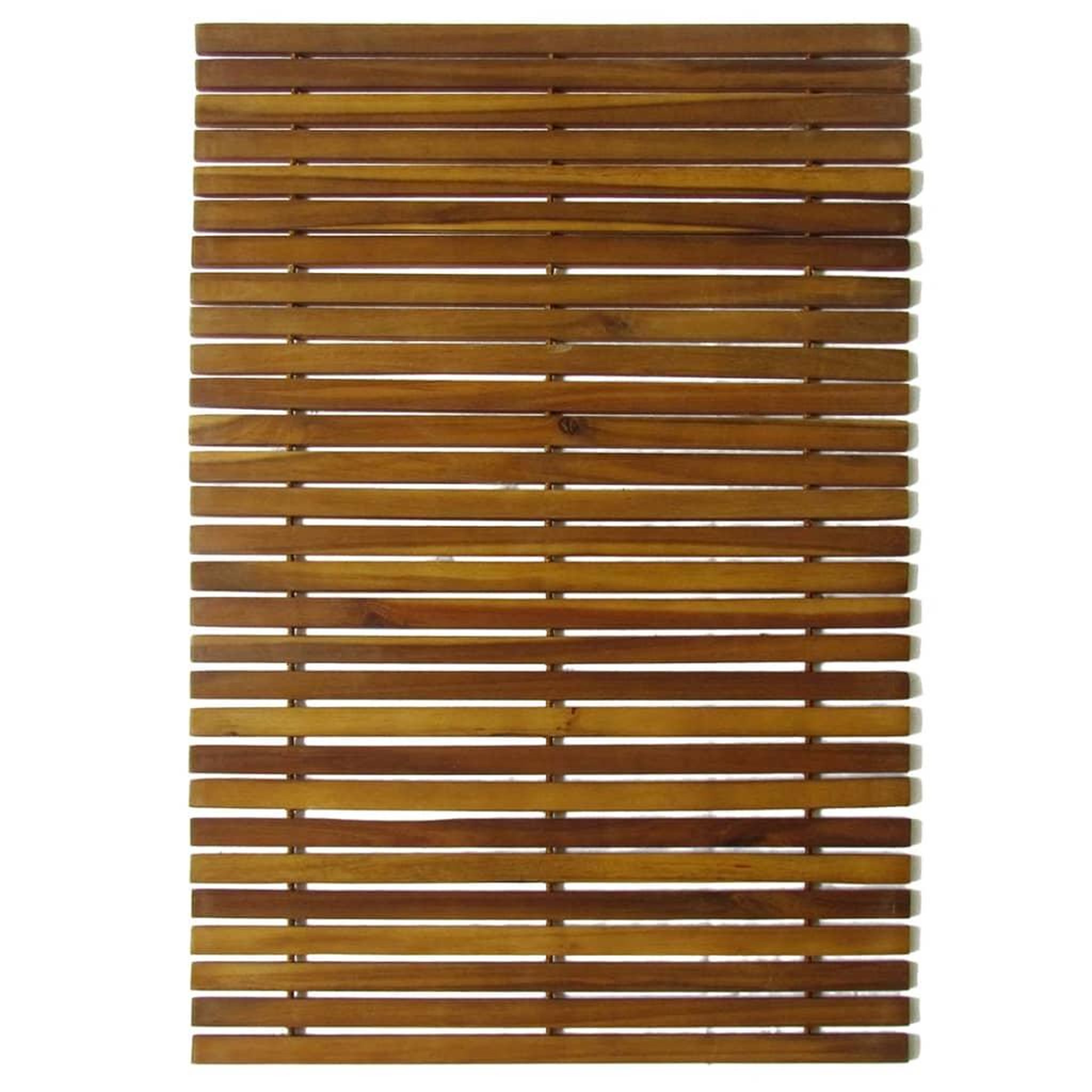 Voir la diapositive 2 : VIDAXL Tapis de bain 2 pcs Acacia 80x50 cm