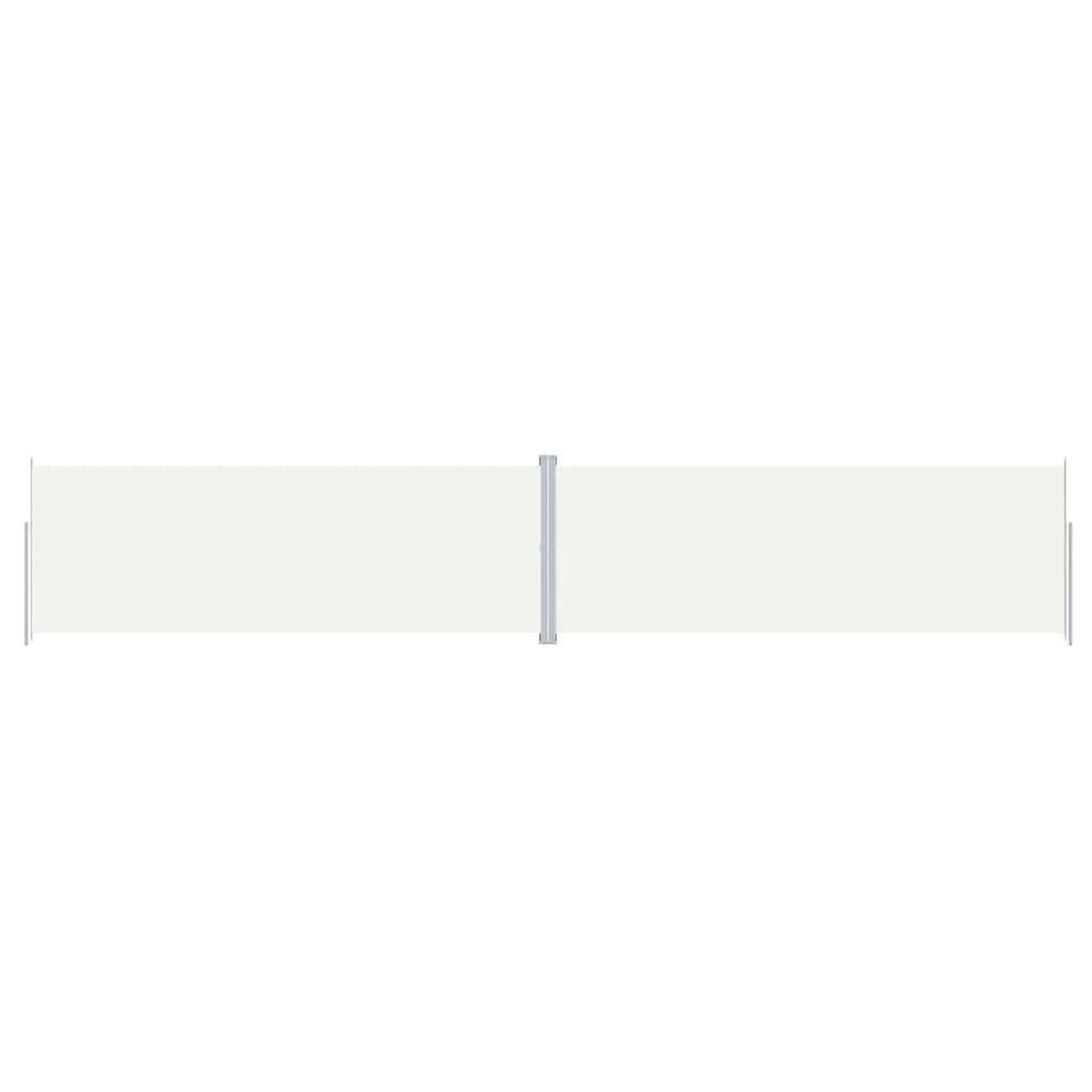 Voir la diapositive 2 : VIDAXL Auvent lateral retractable Creme 220x1200 cm