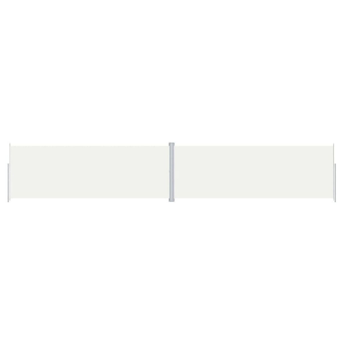 VIDAXL Auvent lateral retractable Creme 220x1200 cm