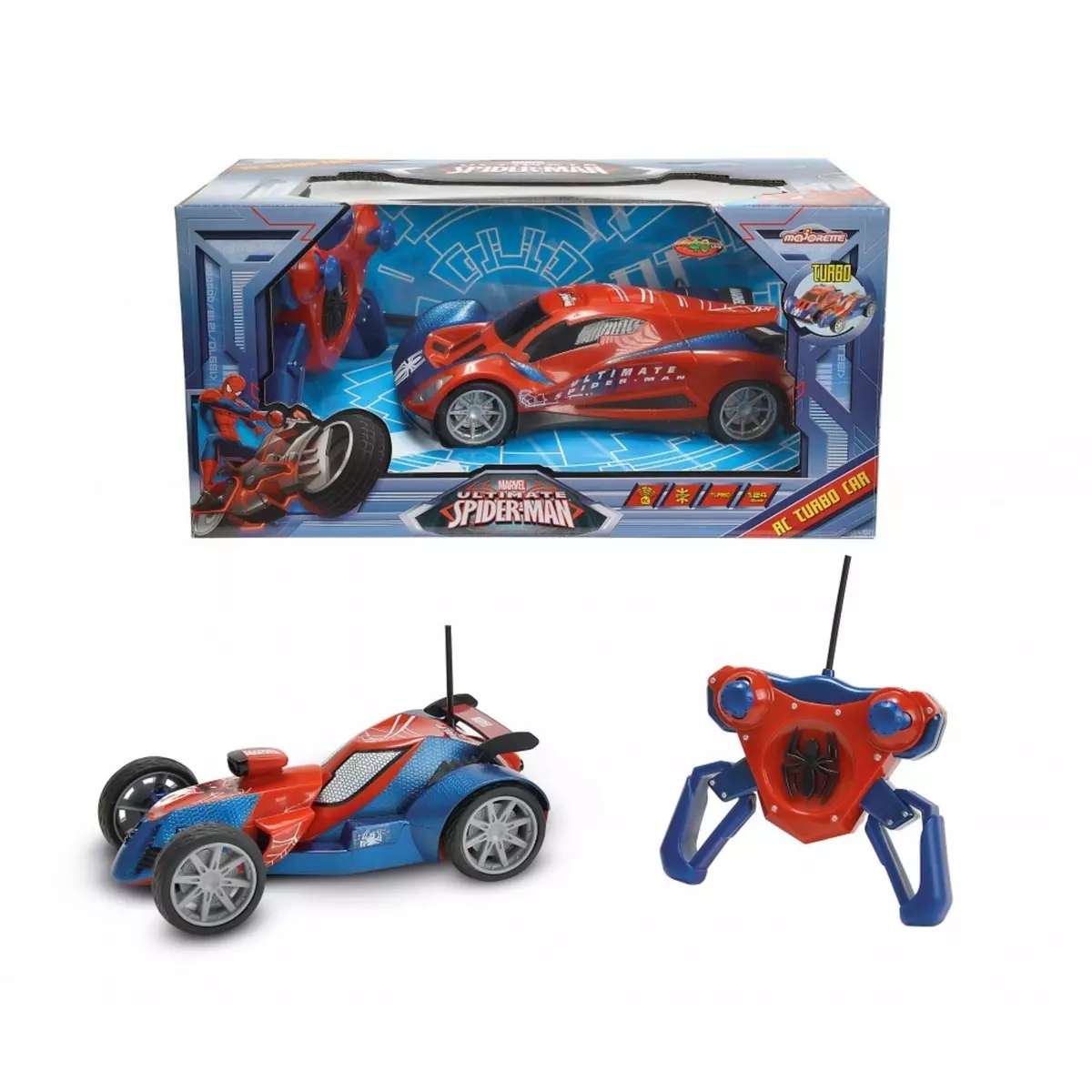 MAJORETTE Turbo Racer RC Spiderman