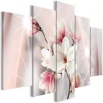 Paris Prix Tableau Imprimé 5 Panneaux  Dazzling Magnolias Wide. Coloris disponibles : Multicolore