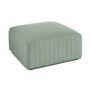 Voir la diapositive 4 : LISA DESIGN Nova - canapé modulable d'angle gauche - 5 places - avec pouf d'appoint - en velours