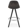 Voir la diapositive 5 : Paris Prix Tabouret de Bar Scandinave  Miro  87cm Gris & Noir